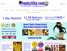 Tablet Screenshot of funkyzilla.com